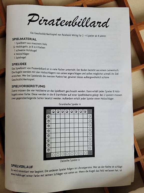 Giochi: Piraten Billard Spiel  – Usato da Frauenfeld venduto da Maba066 2