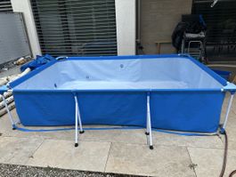 Bestway Steel Pro Frame Pool 300x201cm mit Zubehör
