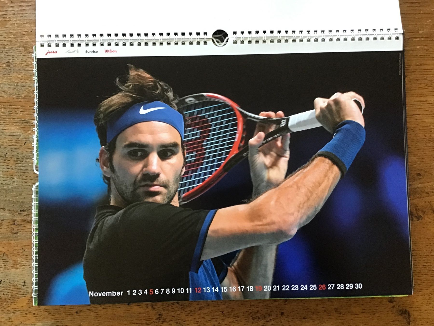 Calendriers: Calendrier officiel Roger Federer 2017 – D'occasion à Fully par Ruby97 3