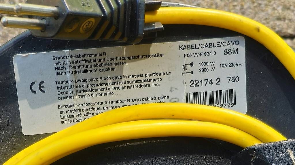 Cavi: Kabelrolle, Kabel-Rolle 33 Meter – Usato da Ammerzwil BE venduto da Brumi57