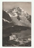 AK 1924, Kleinen Scheidegg mit dem Mönch, Vintage-Postkarte