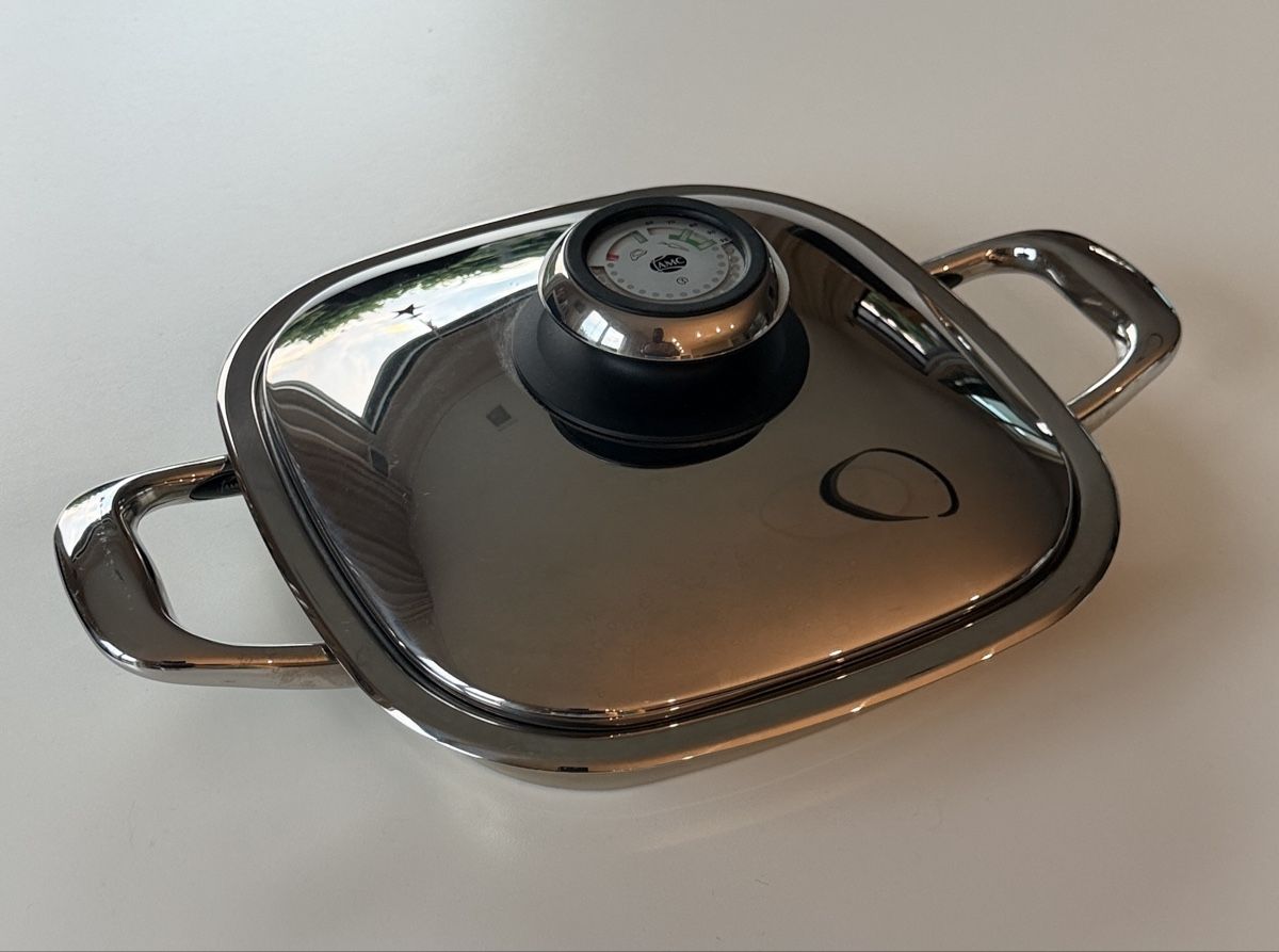 Amc Padelle: AMC Griddle 24 × 24 cm mit Visiotherm-Deckel – Usato da Bachenbülach venduto da Zimmi.18