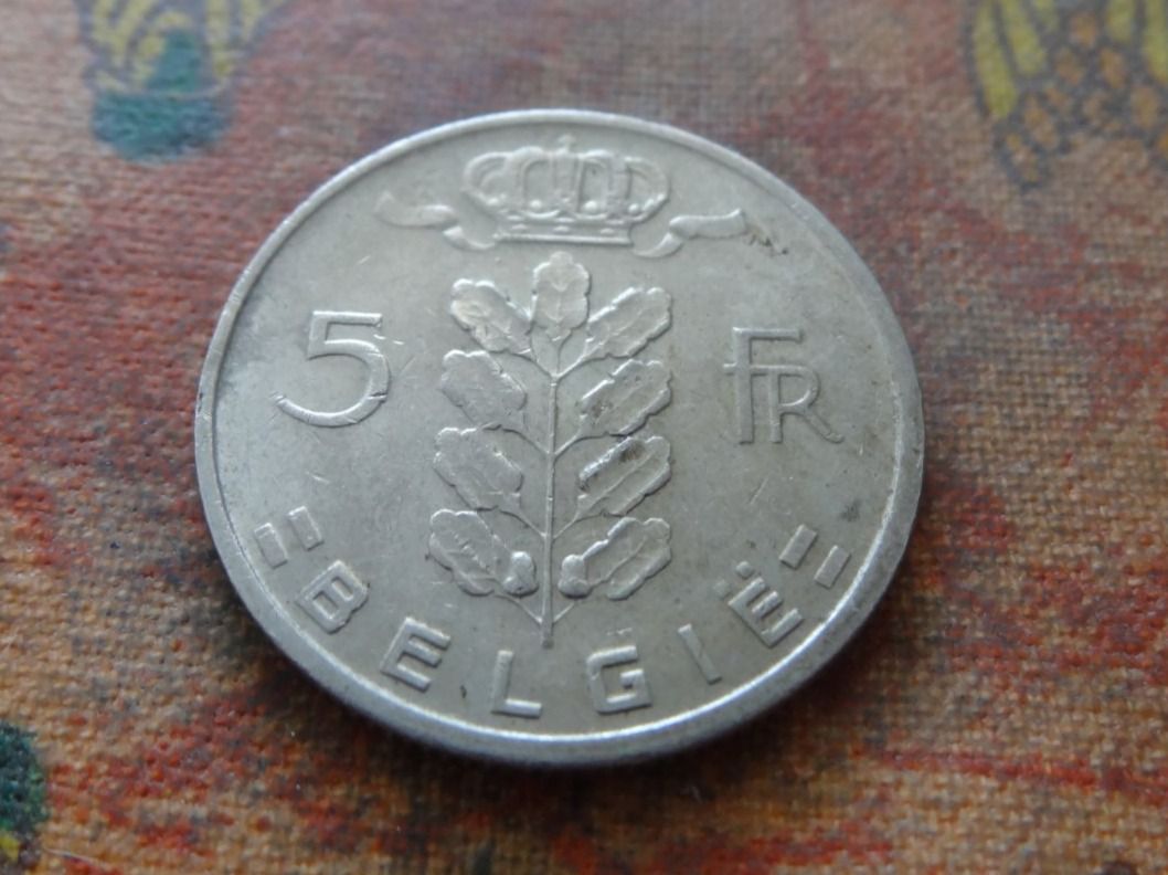 Tutti le monete: BELGIQUE  5  Francs  1962 – Usato da Romanel-sur-Lausanne venduto da Swift13 1