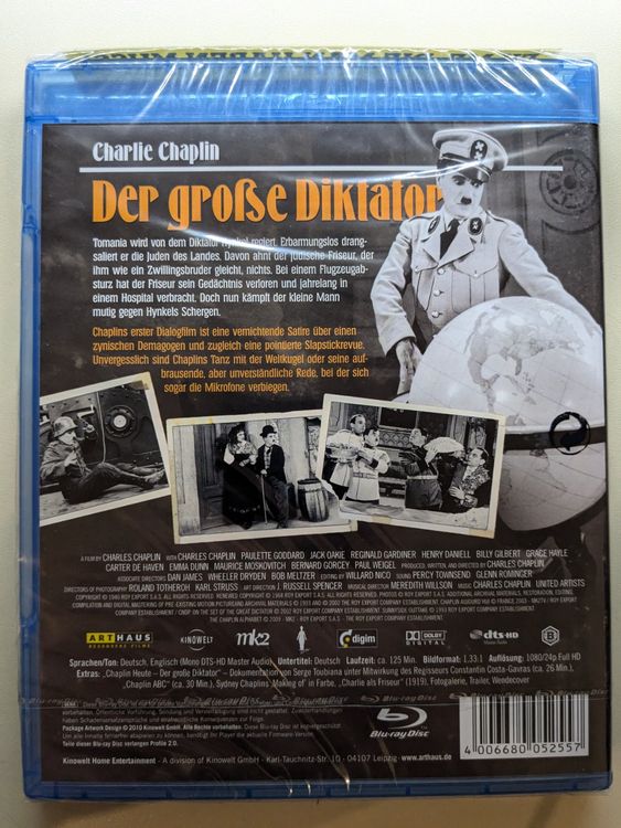 Charlie Chaplin Der Grosse Diktator Blu Ray Kaufen Auf Ricardo