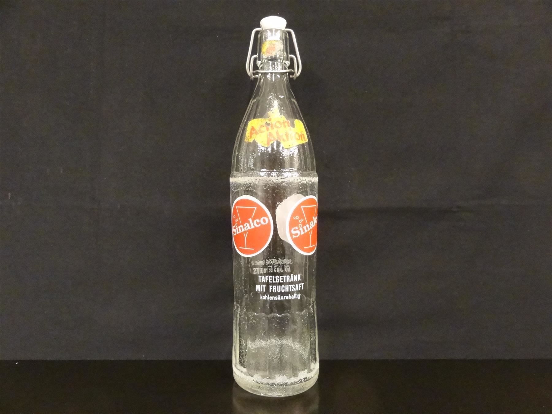 Sinalco Bicchieri, Caraffe & Bottiglie: alte Flasche SINALCO 1970 100cl – Usato da Kerzers venduto da Flaschenposten