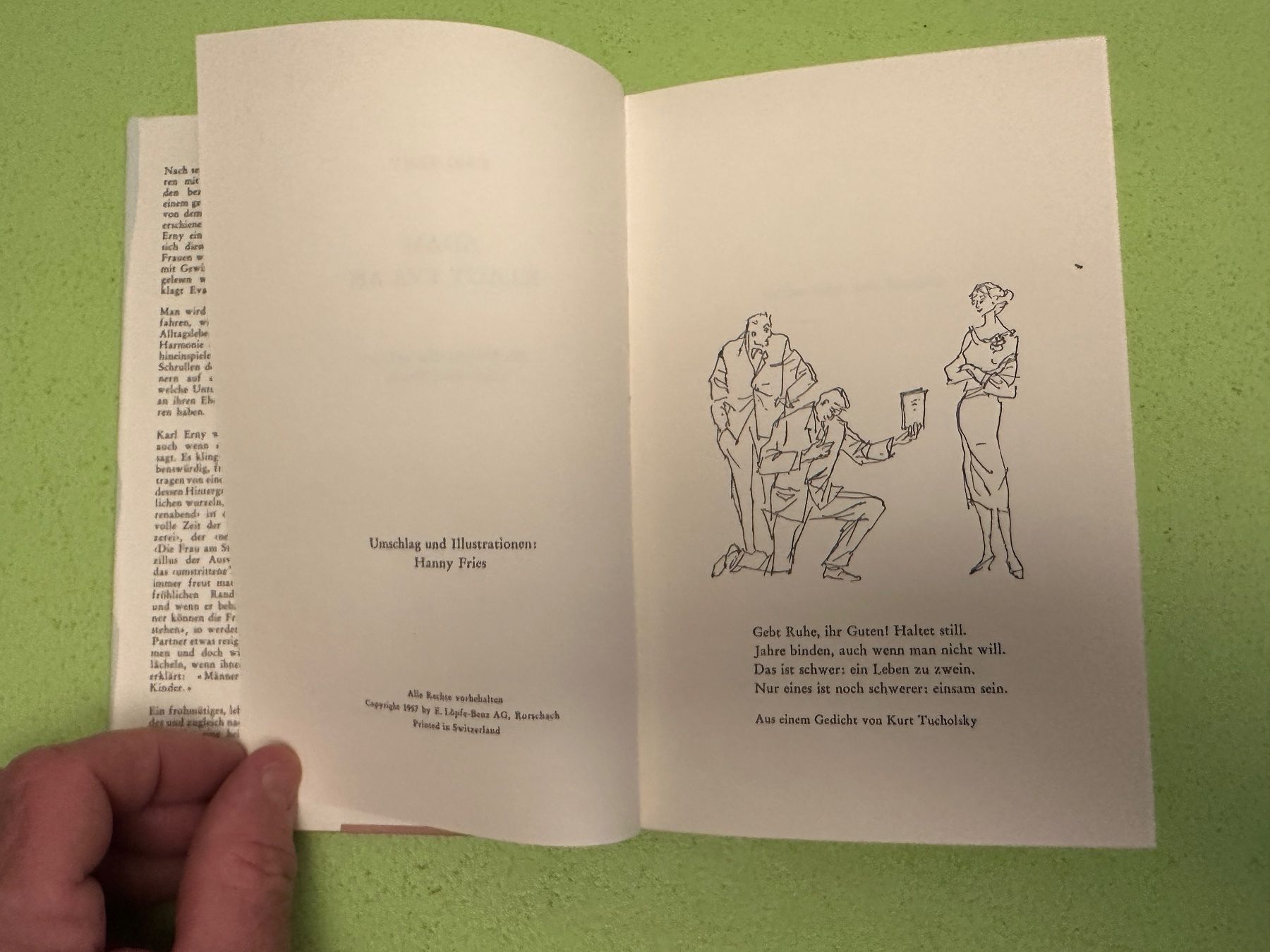 Libri: Karl Erny: Adam klagt Eva an. – Usato da Zürich venduto da allp 3