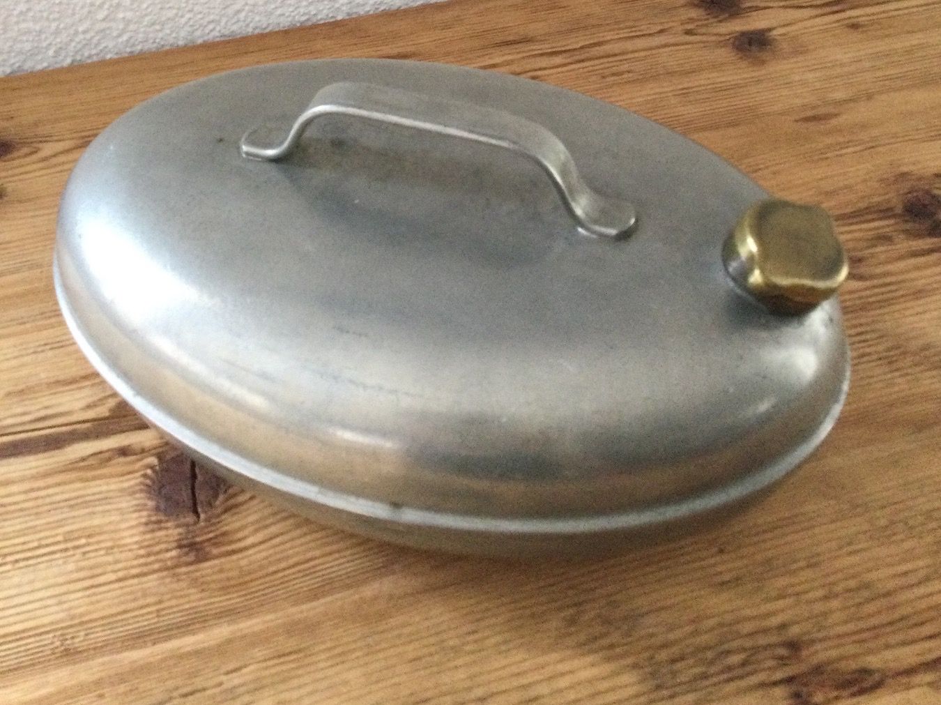 Sonstige antike Technik & Geräte: Bettflasche antik,  Blech – Gebraucht aus Wassen UR von SABDOM