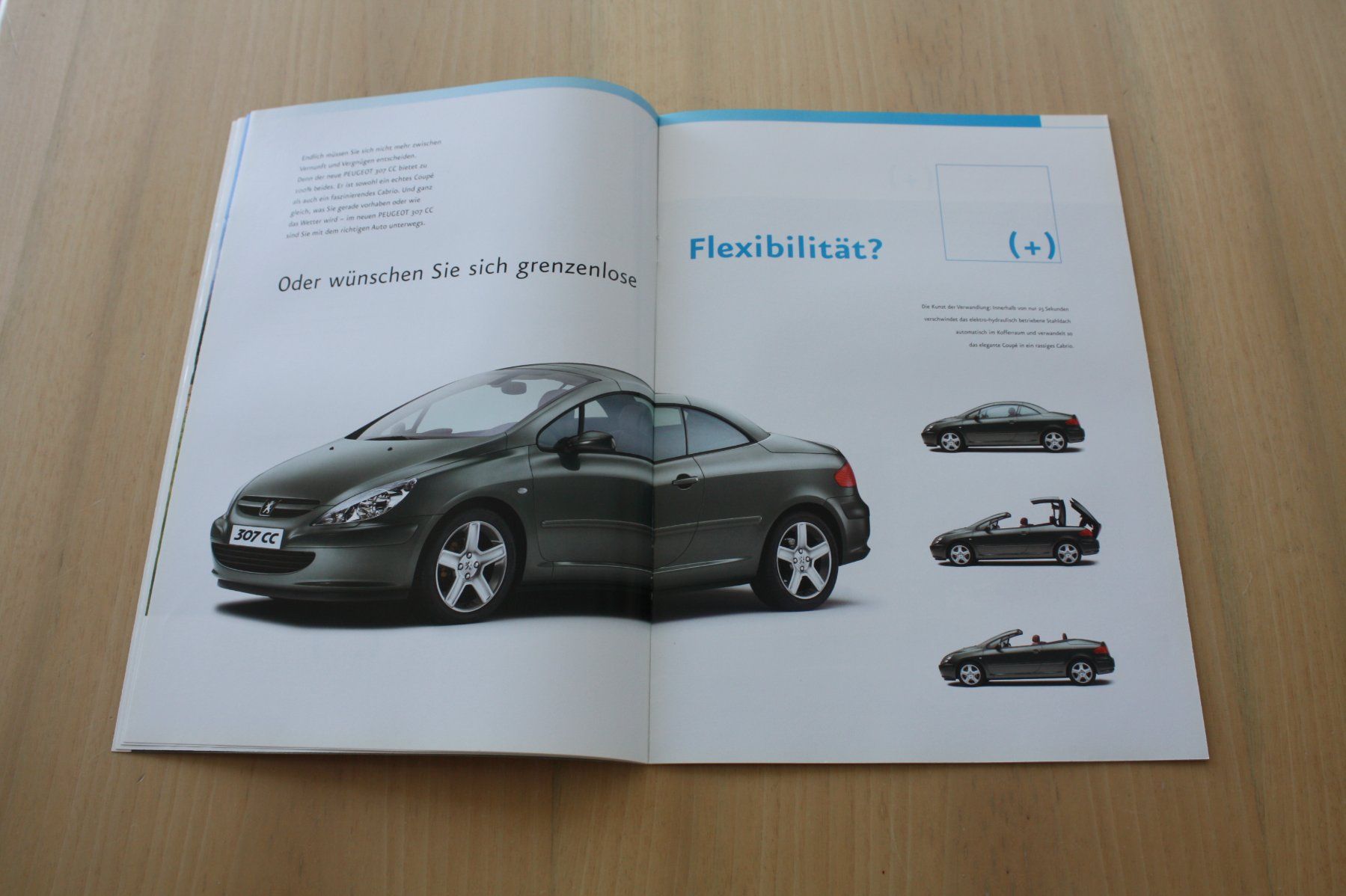 Peugeot Documenti: Peugeot 307 CC Original Prospekt 4/2003 – Usato da Wikon venduto da erwin400 4