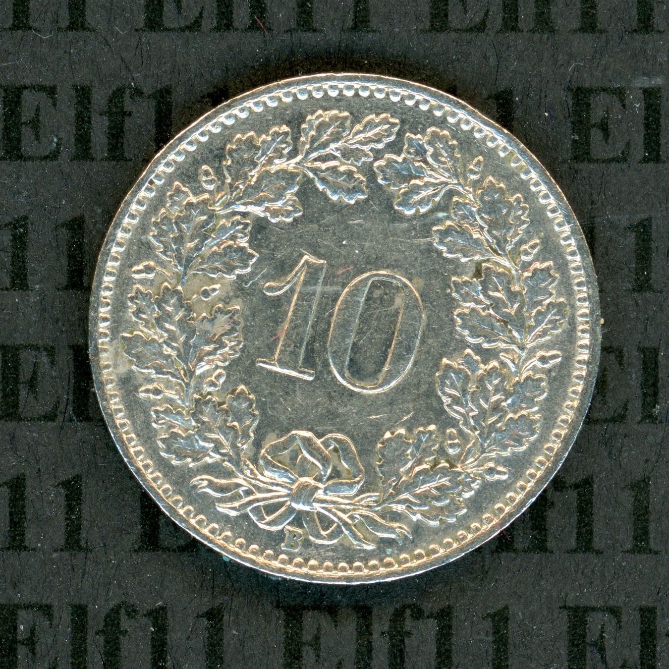 Tutti le monete: CHF___0.10 1957 vz 10 Rappen – Usato da Widnau venduto da Elf11 1