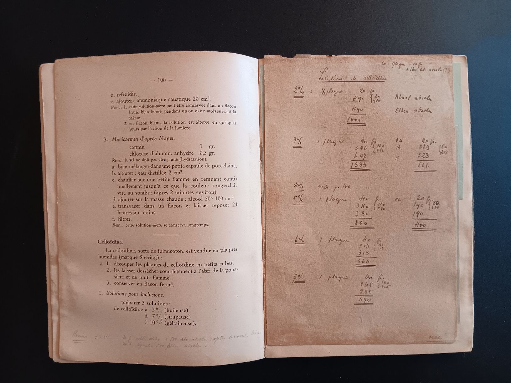Bücher: Cahier de Technique Microscopique Eugène Bujard – Gebraucht aus Lausanne von Grabock 3