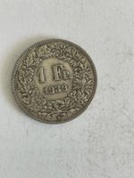 Schweizer 1 Fr. Münze, Jahrgang 1939, sehr gut erhalten!