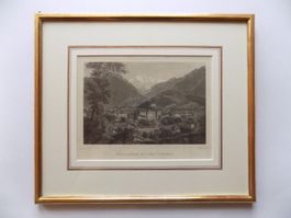 Interlaken Jungfrau Rohbock GOldrahmen