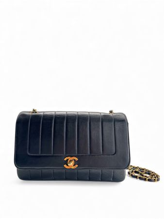 CHANEL Lambskin Vertical Flap Bag