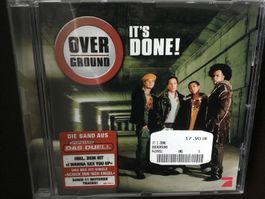 Overground - It's Done! CD Album -  o