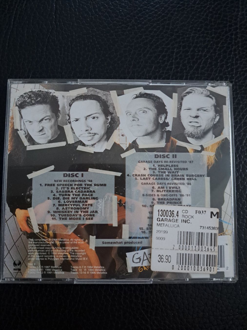 CD: CD Metallica - garage inc – Usato da Marly venduto da mic_7k82 1