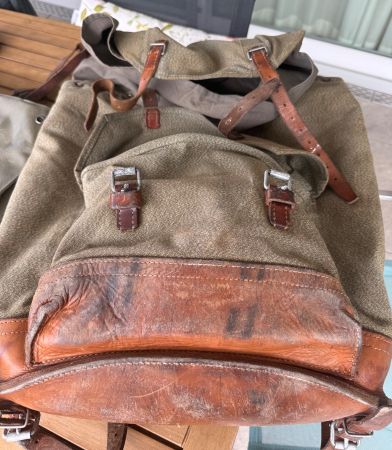 Schweizer Militär Rucksack von 1950er Jahre - für Sammler...