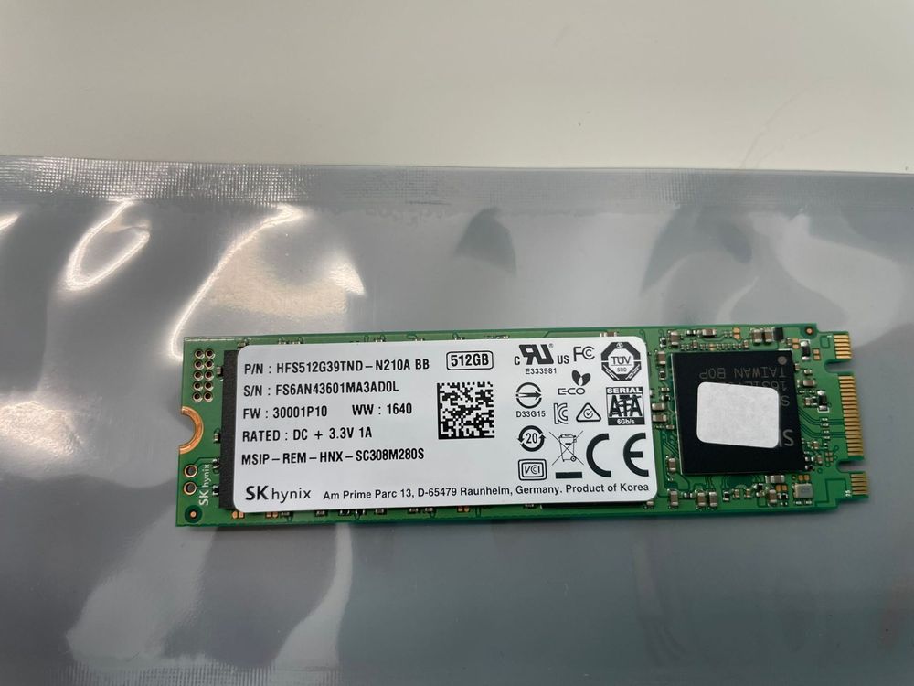 SK Hynix Sc308 M.2 SATA 512gb SSD Hfs512g39tnd-n210a BB (Gebraucht) in ...