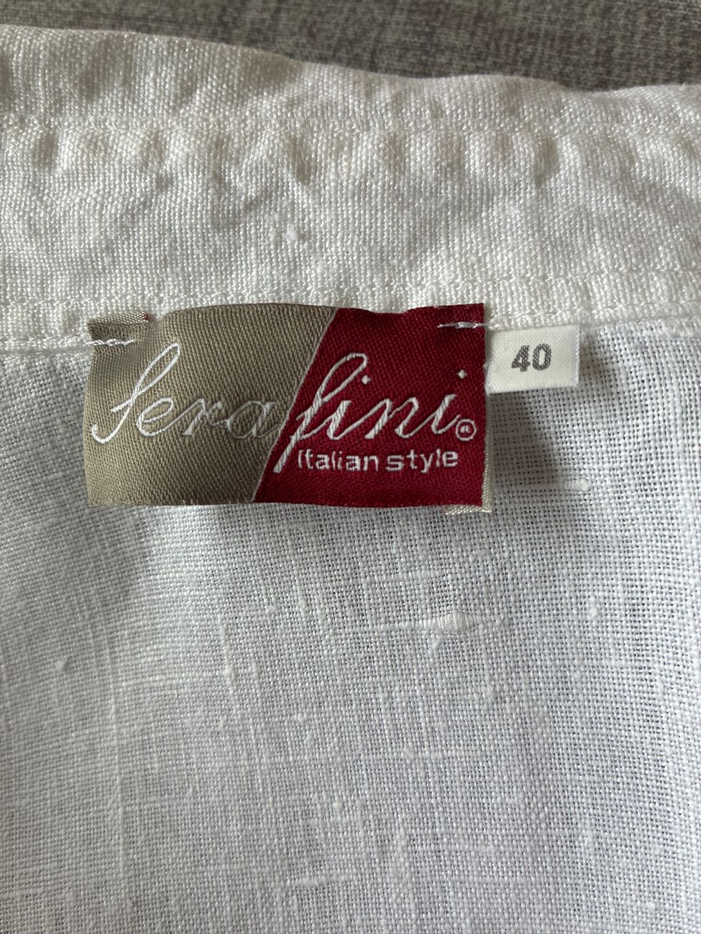 Camicette: Leinen Bluse/Blusenjacke von Serafini Gr 40 – Usato da Davos Platz venduto da nanigl 3