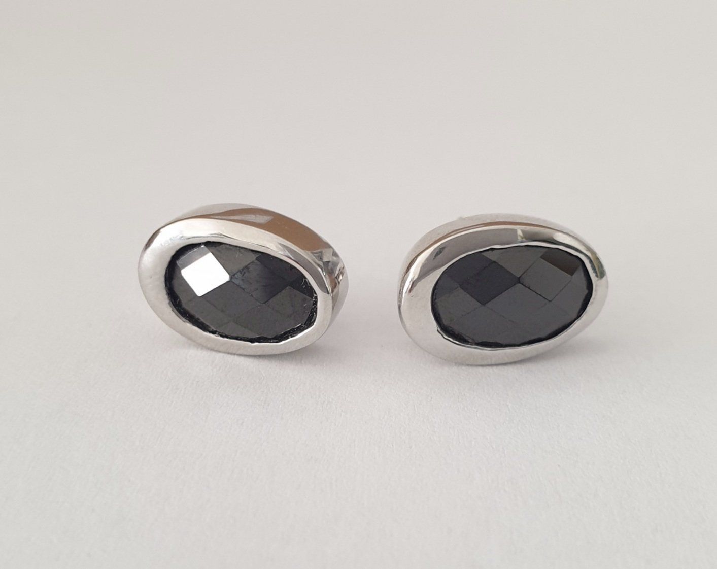 Ohrringe & -stecker: Silber 925 Ohrstecker  mit facettiertem Onyx - Neu – Neu und originalverpackt aus Uetikon am See von Coralreef 5