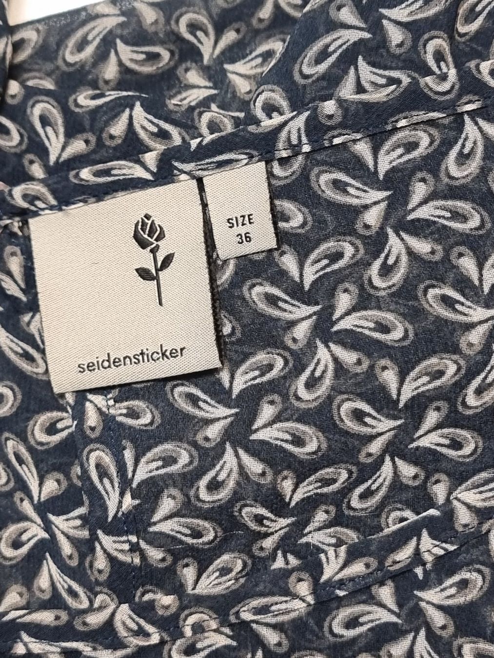 Blusen: S 36 SEIDENSTICKER leichte Bluse langarm Chiffon semitransp. – Neu (gemäss Beschreibung) aus Dürnten von Bachtelsurfer 7