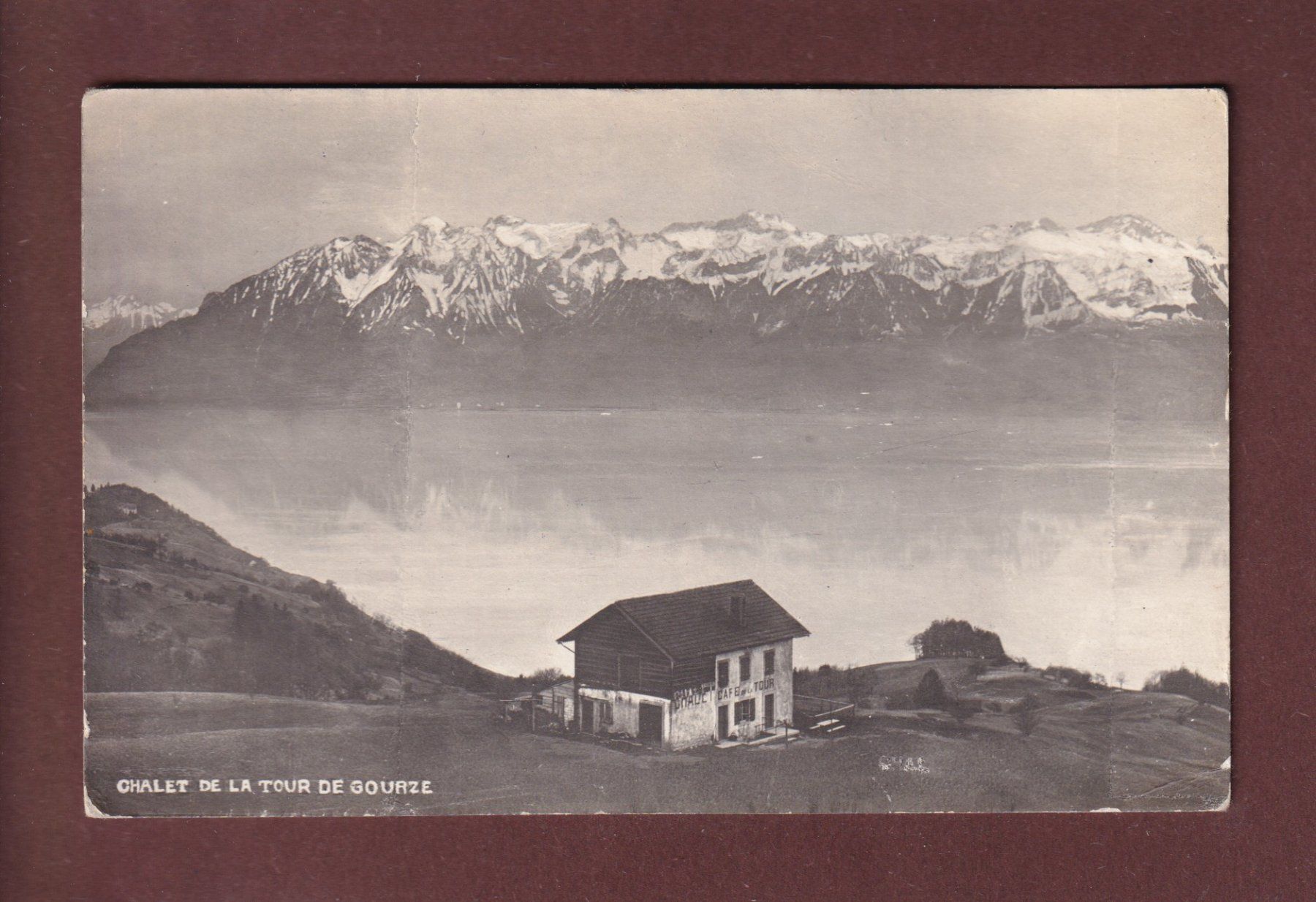 Cartoline postali: Chalet de la TOUR DE GOURZE – Usato da Pully venduto da nicecards