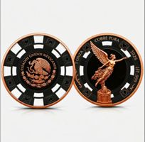 1 OZ Kupfermünze Libertad Pokerchip
