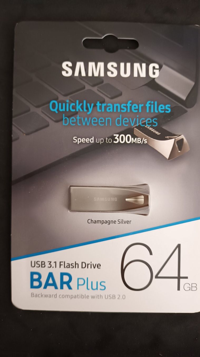 USB Sticks: Samsung USB 3.1 Flash Drive BAR Plus 64GB, Champagne Silver – Neu und originalverpackt aus Zürich von Tgreuti 1