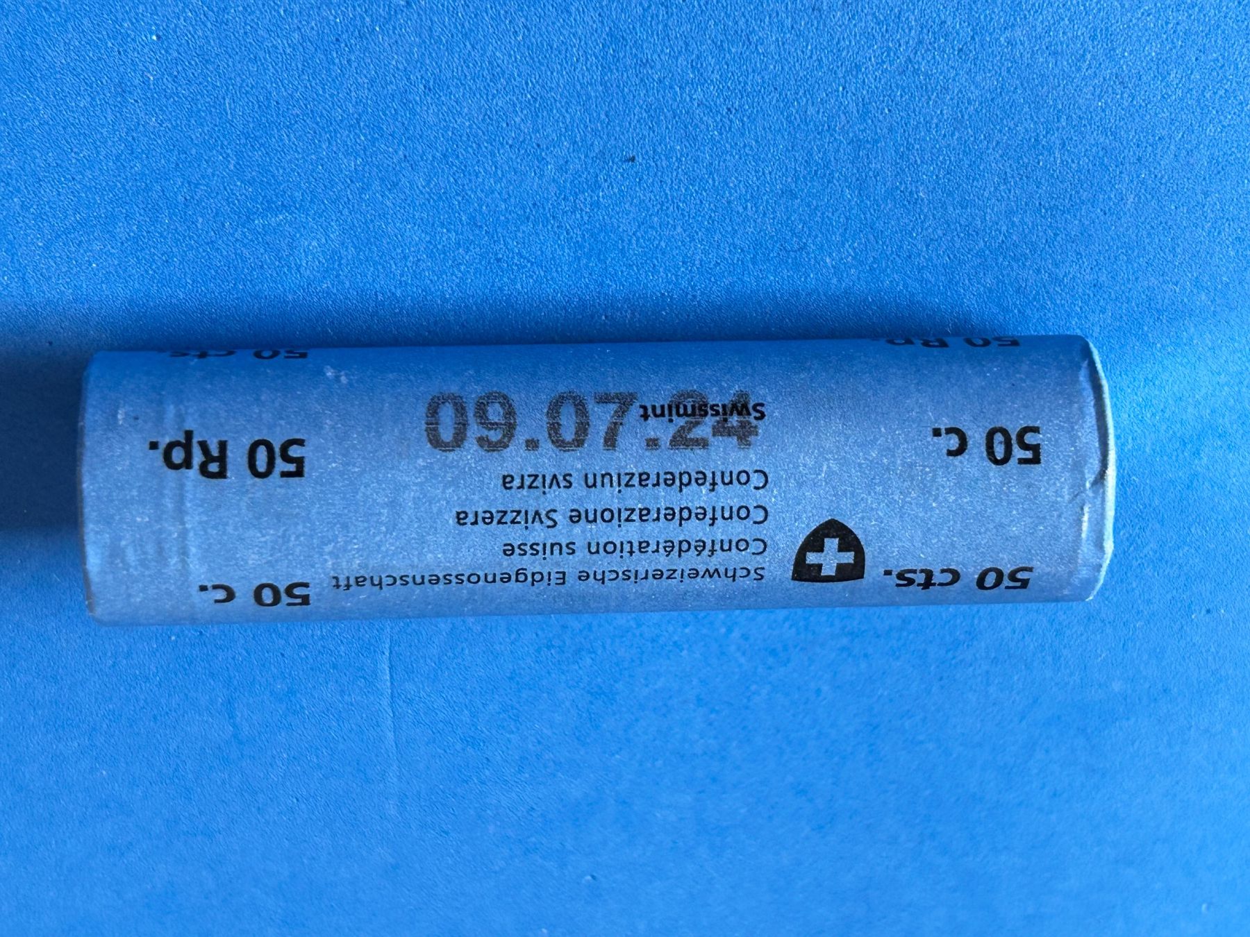 Alle Münzen: 50 centimes 2024 UNC coin roll – Neu (gemäss Beschreibung) aus Corcelles NE von AJKader 3