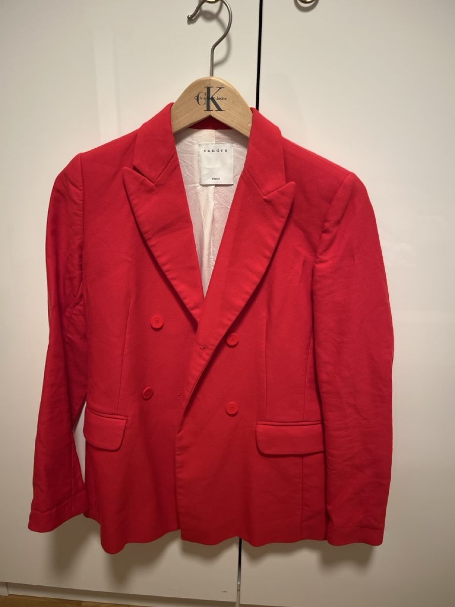 Sandro Completi & Tailleur: Sandro Anzug Grösse 34 Blazer / 36 Hose – Usato da Zürich venduto da Mme22 2