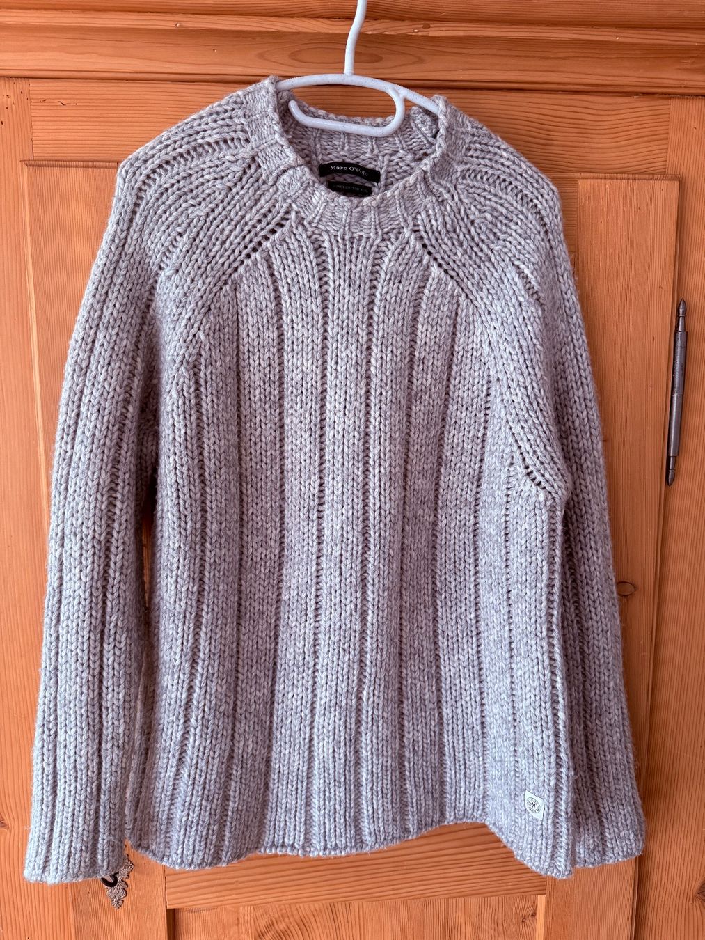 Icebreaker Maglioni & Felpe: Marc O’Polo Strickpullover, Gr. XL Grau, Wolle & Baumwolle – Usato da Uster venduto da Schangnau87