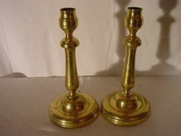 Paar Kerzenhalter Messing