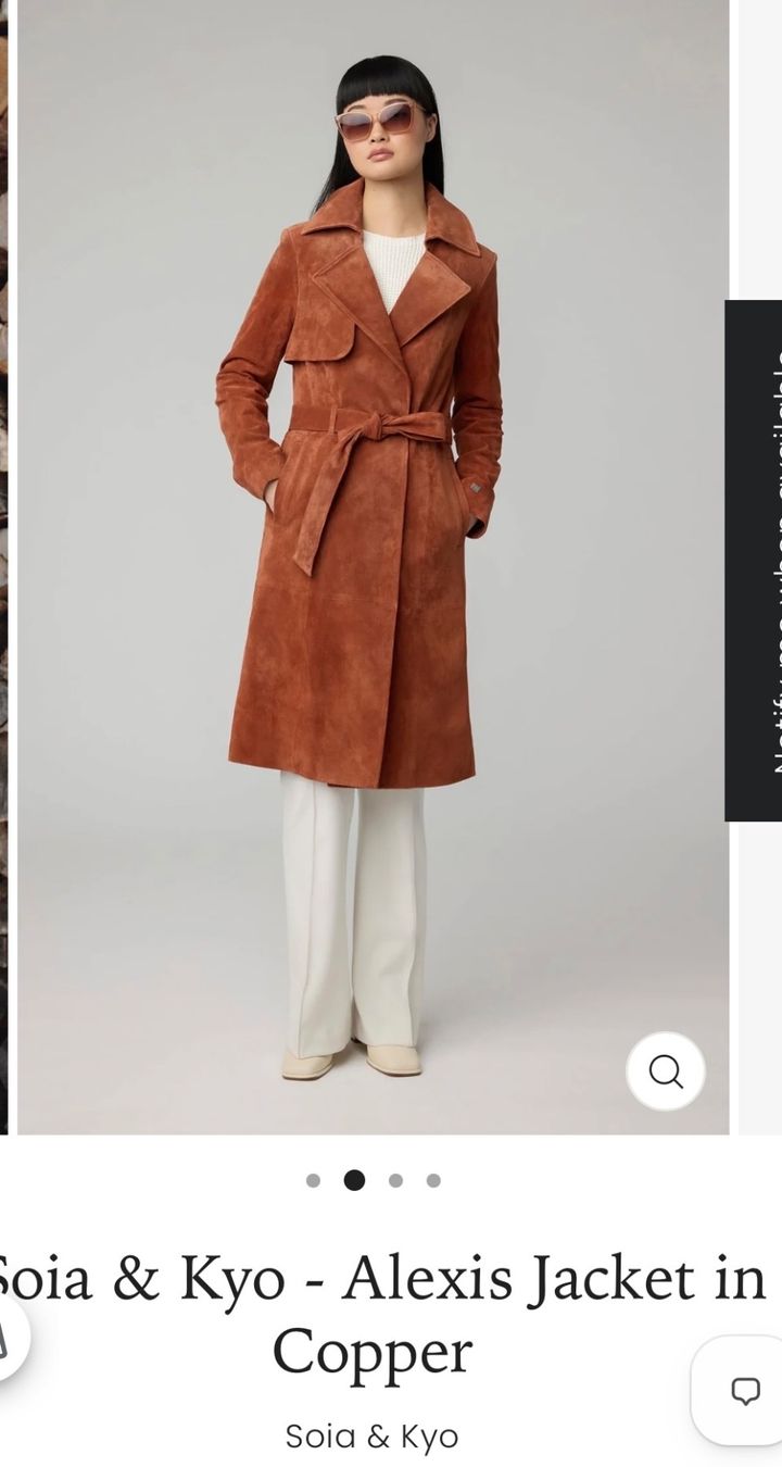 Manteaux: Leder Mantel 100% Suede – D'occasion à Zug par ang_9cl8