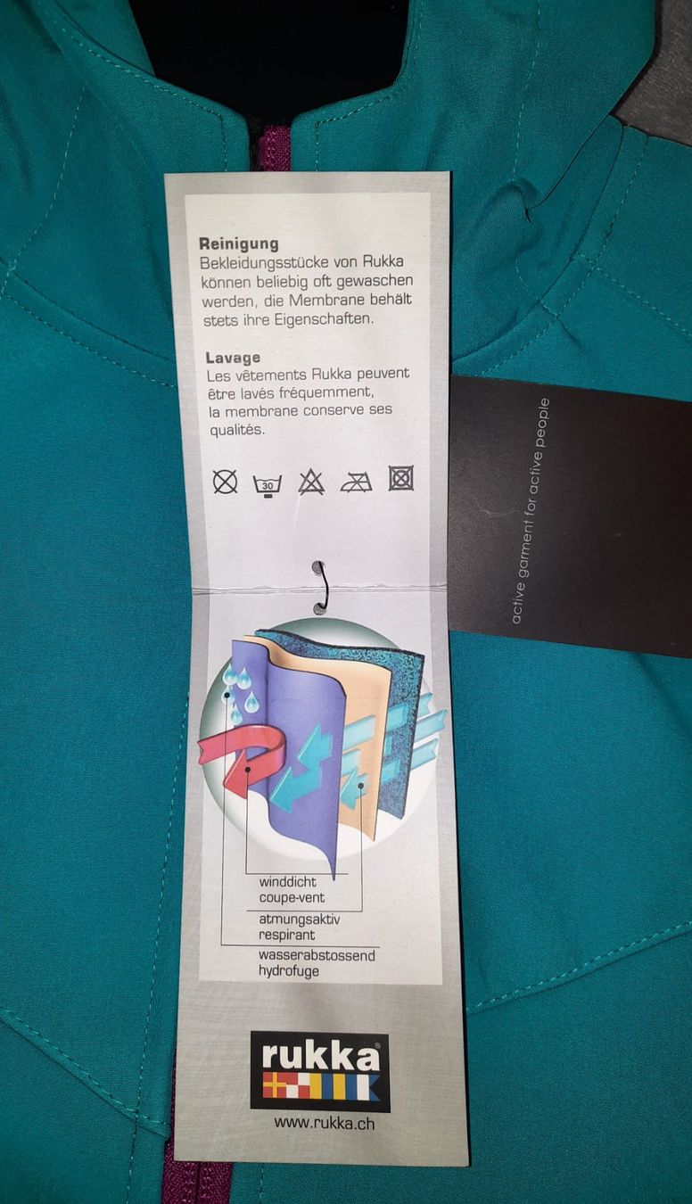 Rukka Giacche & Cappotti: Neue RUKKA Softshell Jacke Grösse 128 – Nuovo e nell'imballaggio originale da Volketswil venduto da OliOli20 5
