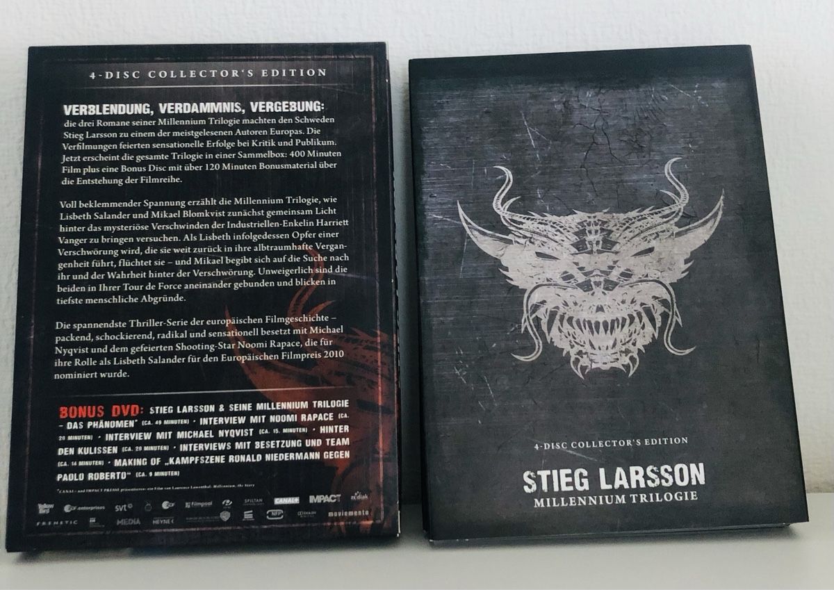 Alle DVDs: DVD Stieg Larsson Millenium Triologie – Neu (gemäss Beschreibung) aus St. Gallen von Allegra_blue 1
