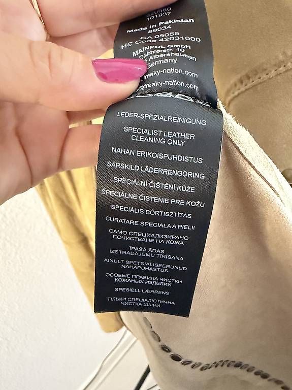 Giacche: Freaky Nation Lederjacke XS – Nuovo e nell'imballaggio originale da Rorschach venduto da Tara234 4