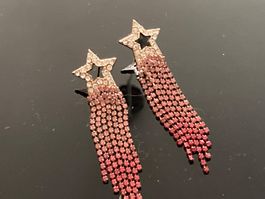 Boucles d’oreilles vintage Strass