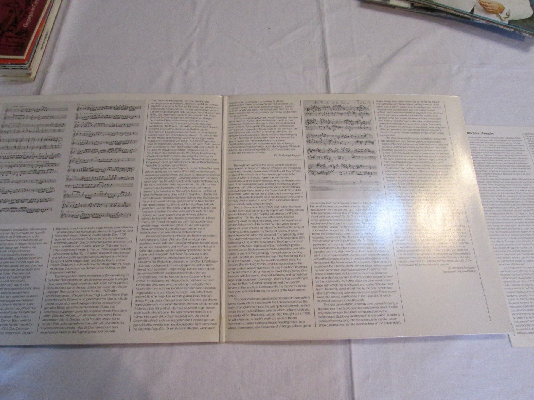 Dischi in vinile: Disque Vinyle Bach Armin Thalheim Cembalowerke Capriccio ... – Usato da la Chaux-de-Fonds venduto da Lampe 1