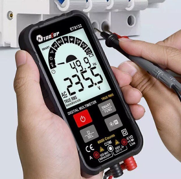 Misurare: TOOLTOP ET8132 LCD-Bildschirm Multimeter DC AC Spannung – Nuovo e nell'imballaggio originale da Basel venduto da David25