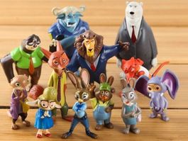 12 ZOOMANIA - ZOOTOPIA FIGUREN MIT JUDY HOPS - NICK WILDE