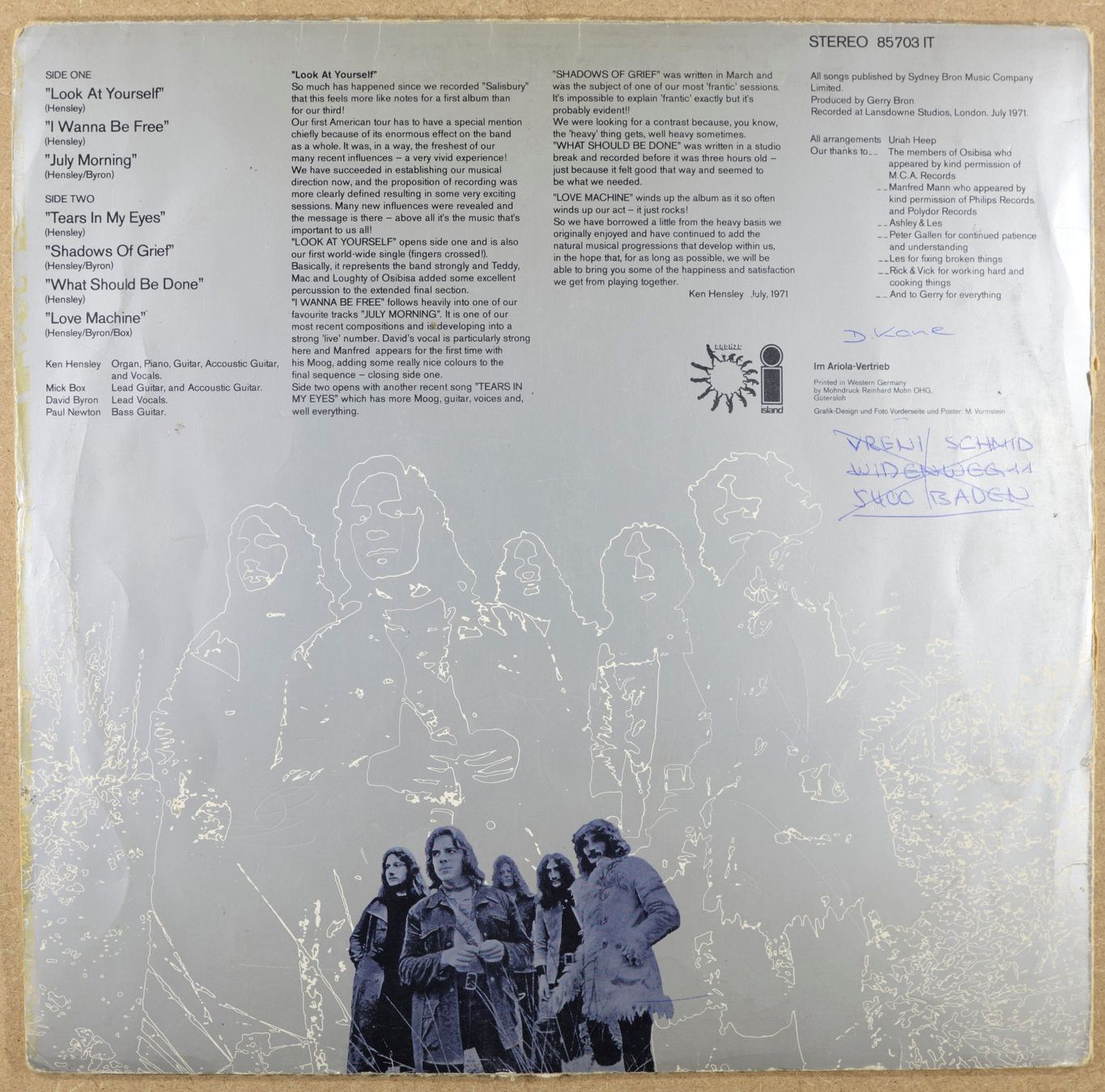 Dischi in vinile: Uriah Heep - Look At Yourself – Usato da Birmenstorf AG venduto da biggs02 1