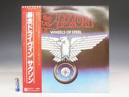 Saxon - Wheels Of Steel JAPAN 1980 OBI
