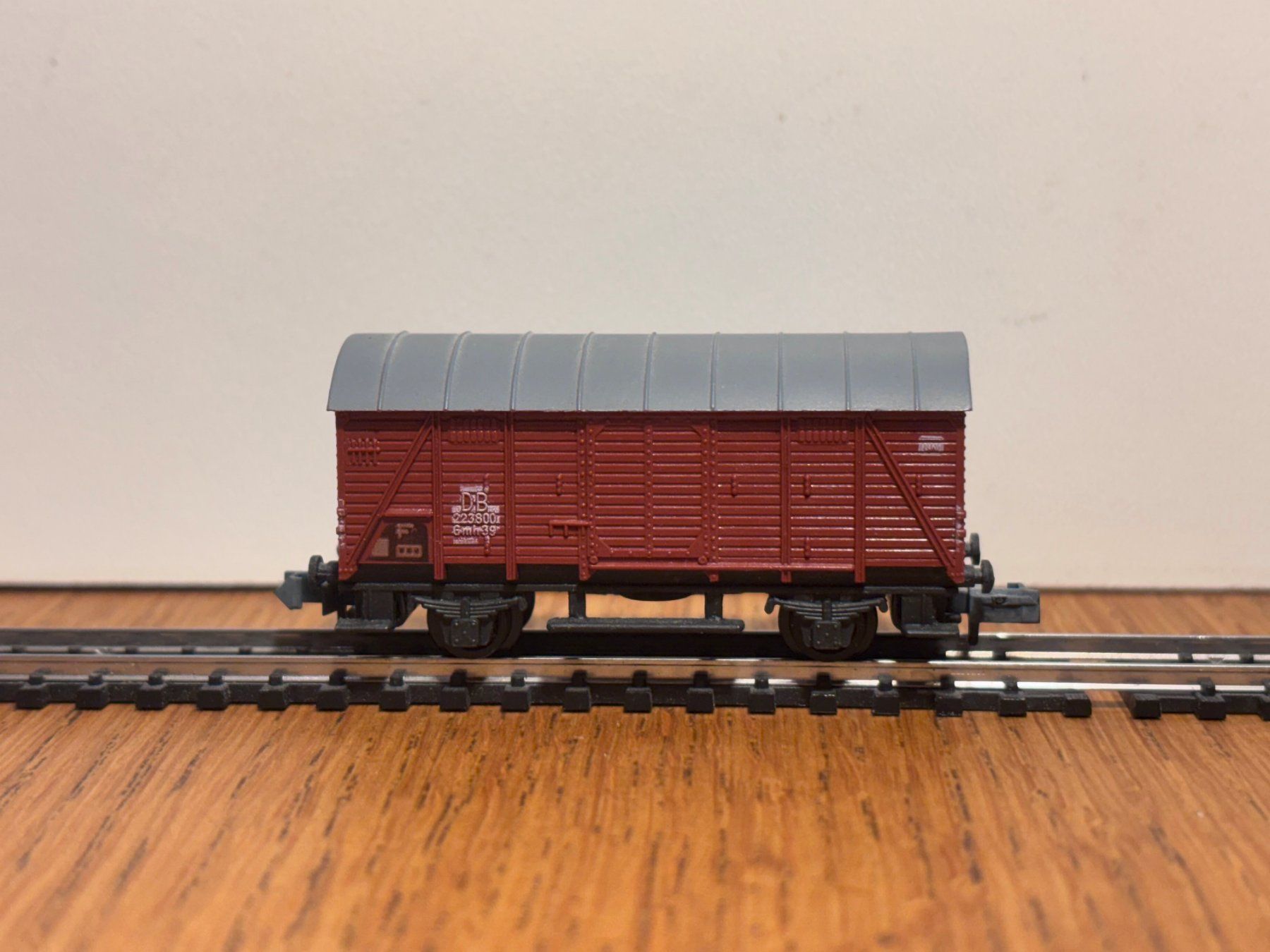 Modellini di ferrovie: e1956: Güterwagen (Spur N) – Usato da Birsfelden venduto da Birs_25 1