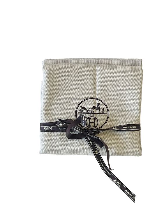 DEUX HOUSSES HERMÈS 34 cm/19,5 cm/ DUSTBAG