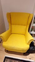 2 Fauteuils Ikea Strandmon jaunes