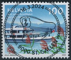 2024 - Schifffahrt Bodensee - Sonderstempel · Voll