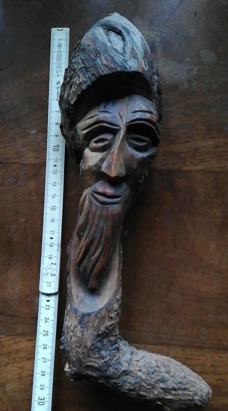 Sculture & Statue: Alte Holzschnitzerei Kopf – Usato da Wolfhalden venduto da Elisabeth_b 1