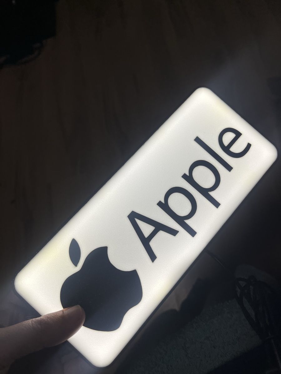 Lampes: Apple lightbox lampe décoration  – Neuf (Voir description) à Noville par Berlusconi55 1