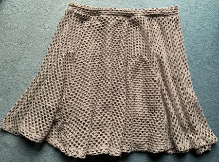 Mesh-Rock (Jupe), Selected Femme, Gr. M, beige/grau