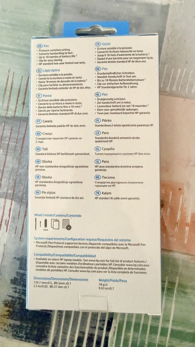 Hewlett Packard Stifte & Marker: HP MPP 1.51 Pen Stylus New – Neu und originalverpackt aus Glattbrugg von DvVaKaRa 1