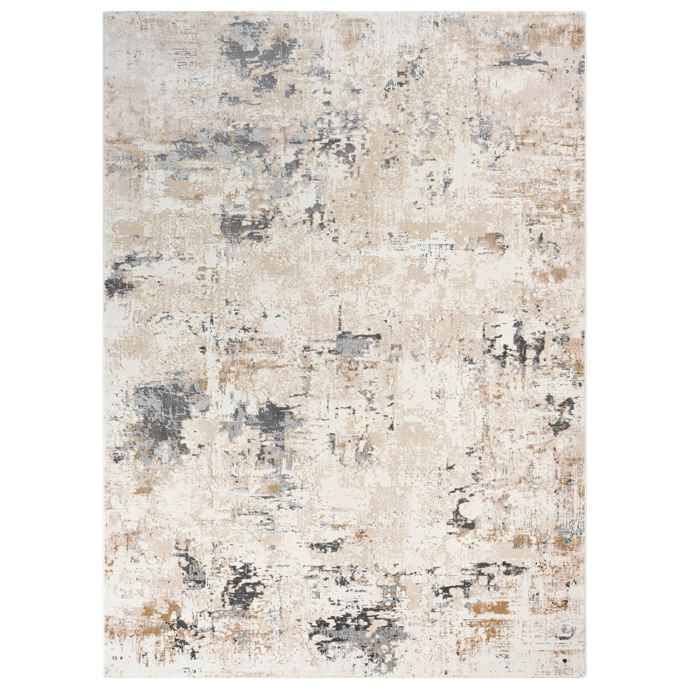 Teppiche: Moderner Teppich, abstraktes Muster, multi/beige, 160x220cm – Neu und originalverpackt aus Reinach AG von carpethouse 1